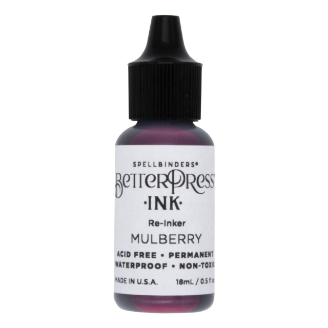 Spellbinder Better Press Ink Reinker Mulberry