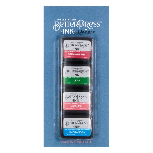 Spellbinders Better Press Ink Flower Garden Mini Set mit 4 Farben