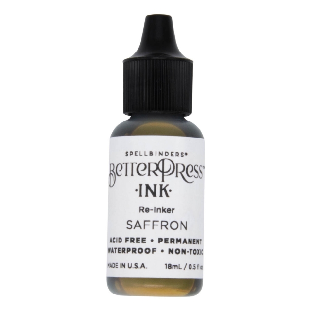 Spellbinder Better Press Ink Reinker Saffron
