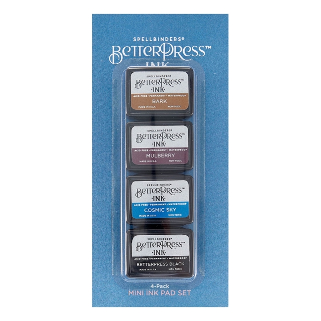Spellbinders Better Press Ink Regal Tones Mini Set mit 4 Farben