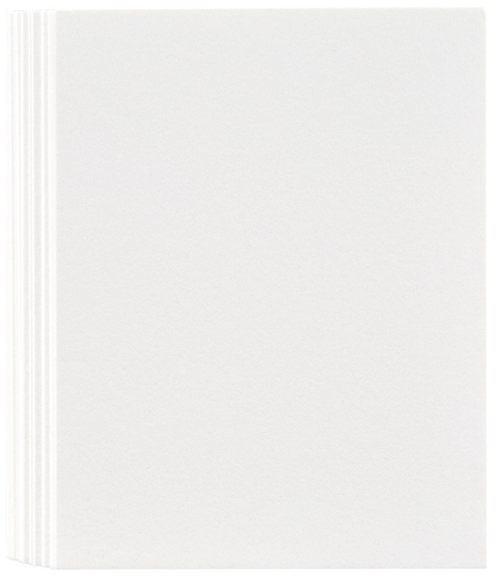 Spellbinders Better Press Cotton Card Panel 4,25 x 5,5 Inch pro Blatt Porcelain