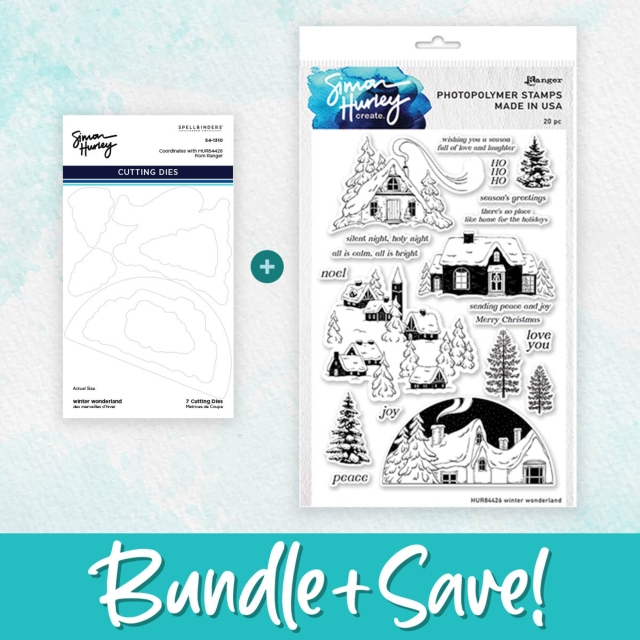 Spellbinder Winter Wonderland Stamp & Die Bundle