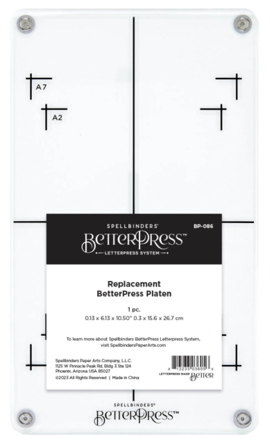 Spellbinders Better Press Replacements Platen