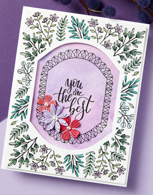 Spellbinders Mirrored Arch Labels Etched Dies