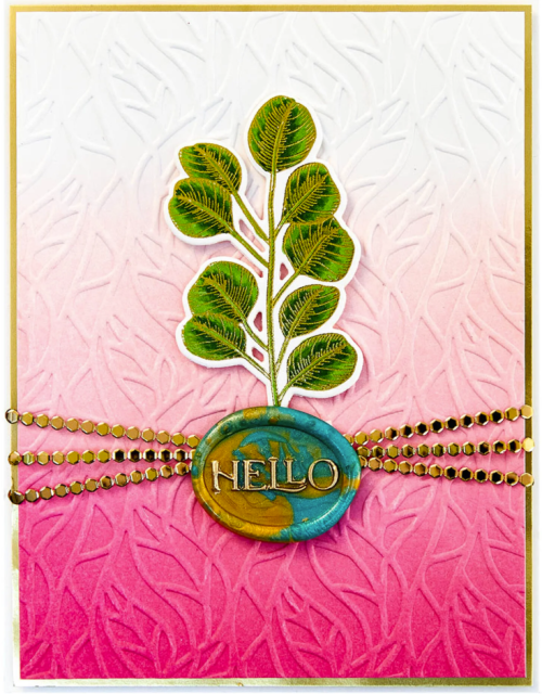 Spellbinders Leafy Helix Embossing Folder