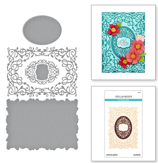 Spellbinders Timeless Cardfront Etched Dies