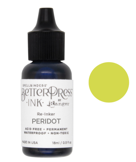 Spellbinders Better Press Ink Reinker Peridot