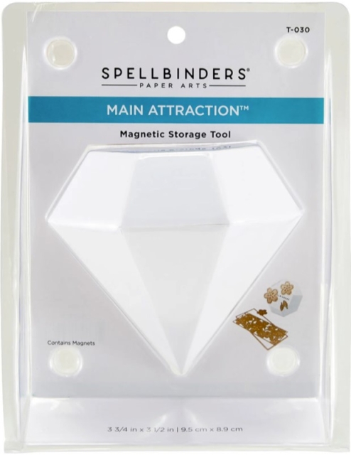 Spellbinders Main Attraktion Magnetic Storage Tool White
