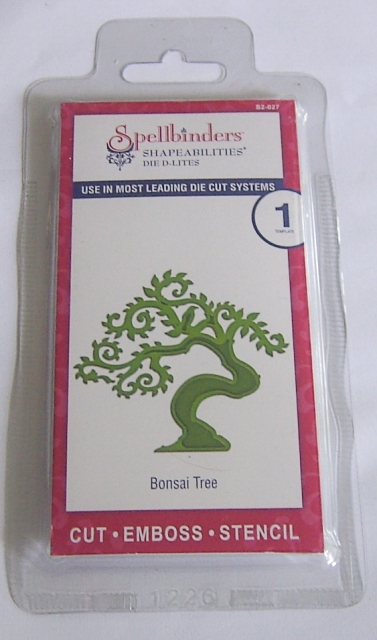 Spellbinders Shapeabilities Die D-Lites Bonsai Tree