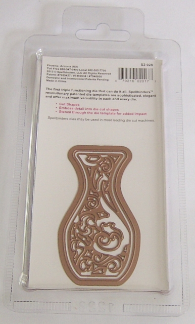 Spellbinders Shapeabilities Die D-Lites Filigree Vase