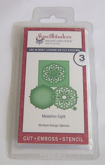 Spellbinders Shapeabilities Die D-Lites Medallion Eight