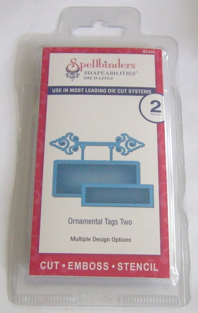 Spellbinders Shapeabilities Die D-Lites Ornamental Tags Two