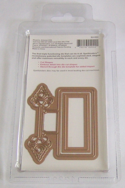 Spellbinders Shapeabilities Die D-Lites Ornamental Tags Two