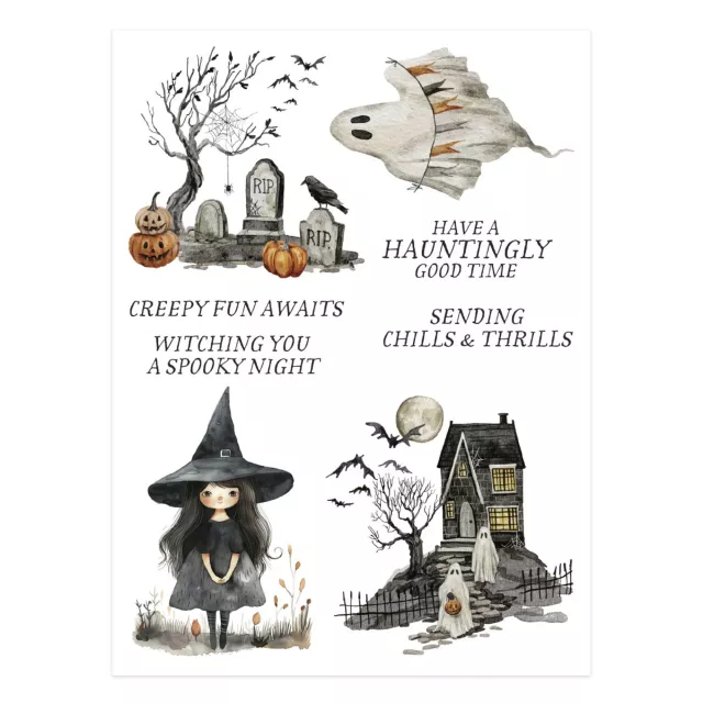 Spellbinders Simply Made Rub-On Sheets Stay Spooky