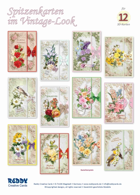 Reddy Cards Spitzenkarten im Vintage-Look