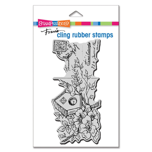 Stampendous Treehouse Post Mini Cling Rubber Stamps