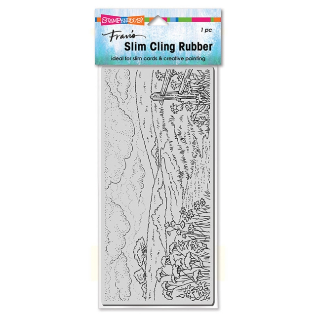 Stampendous Meadow Slim Cling Rubber Stamps