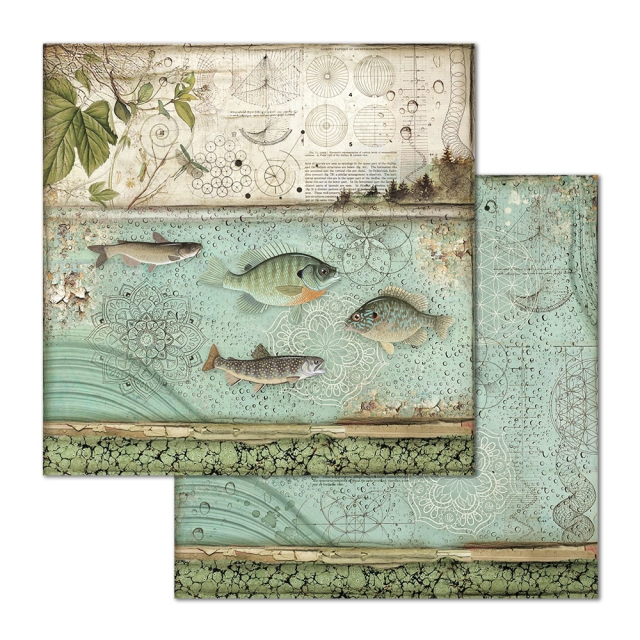 Stamperia 12 x 12 inch Paper Pack / Papiere Forest