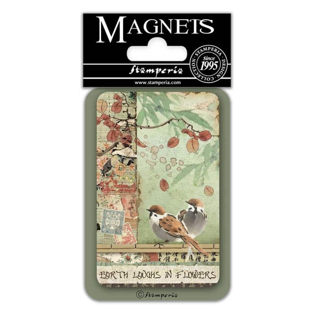 Stamperia Magnet 8 x 5.5 cm Birds