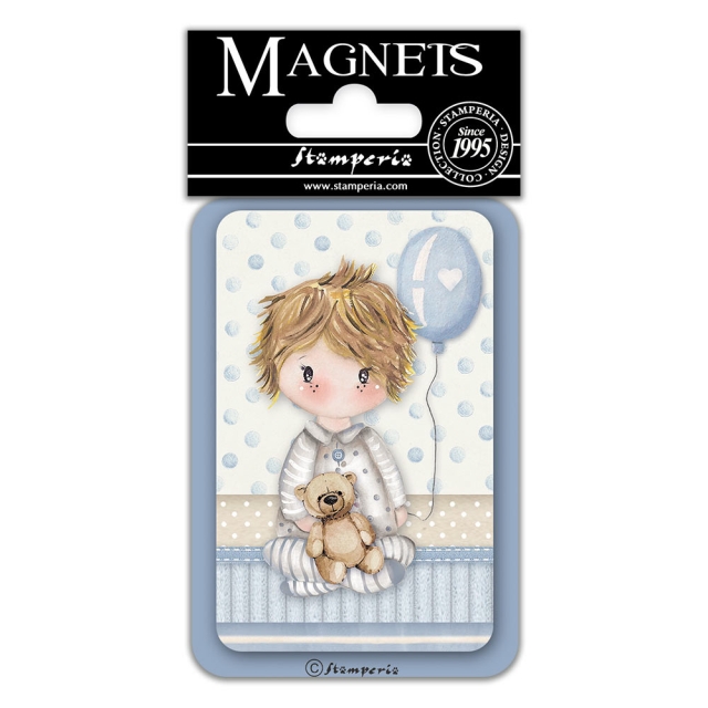 Stamperia Magnet 8 x 5.5 cm Baby Boy Balloon