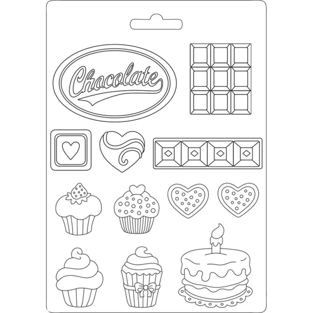 Stamperia Soft Mould A4 Sweety