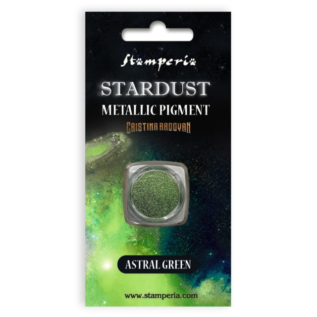 Stamperia Stardust Pigment Astral Green