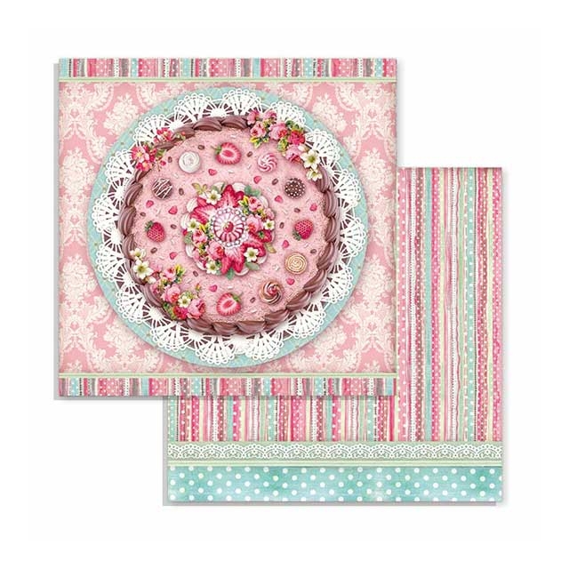 Stamperia Block Small mit 10 doppelseitig bedruckten Papieren Sweety