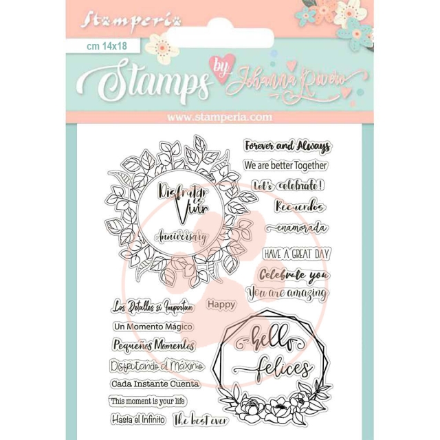 Acrylic Stamp Acrylstempel Celebration Quotes