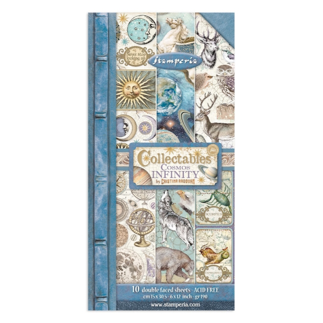 Stamperia Collectables 10 sheets Cosmos Infinity