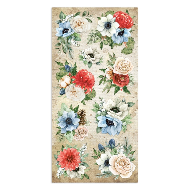 Stamperia Collectables 10 sheets Romantic Home for the Holidays