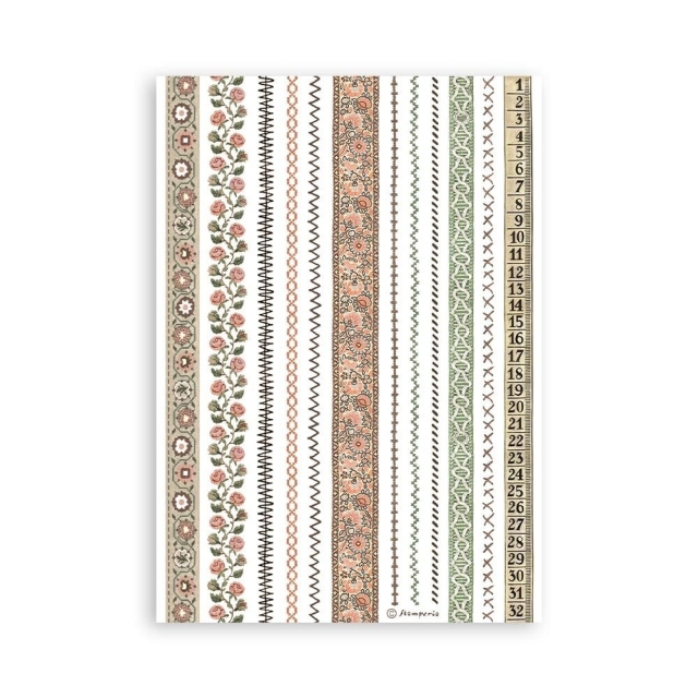 Stamperia Washi Pad A5 Brocante Antiques