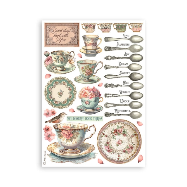 Stamperia Washi Pad A5 Brocante Antiques
