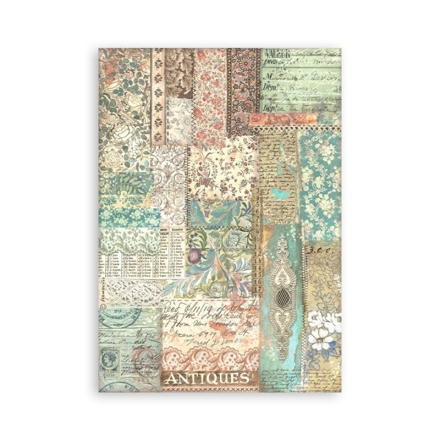Stamperia Washi Pad A5 Brocante Antiques