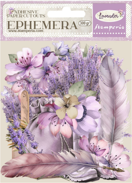 Stamperia Ephemera Lavender