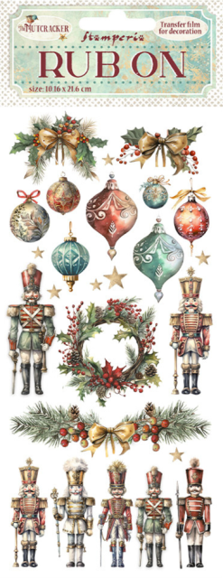 Stamperia Rub-on 10,16 x 21,6 cm The Nutcracker Soldiers