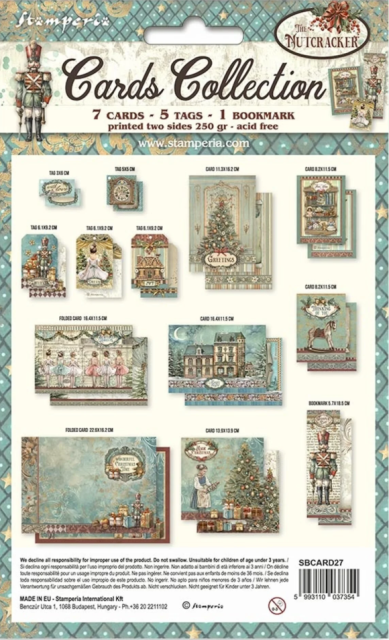 Stamperia Cards Collection The Nutcracker