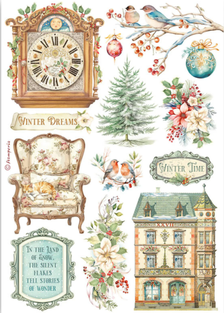 Stamperia Washi Pad 8 Sheets A5 The Nutcracker