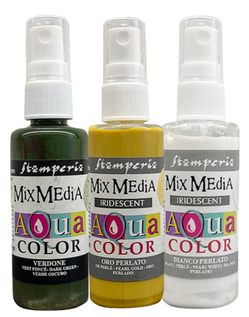 Stamperia Aquacolour Paint Selection 3 Classic Christmas