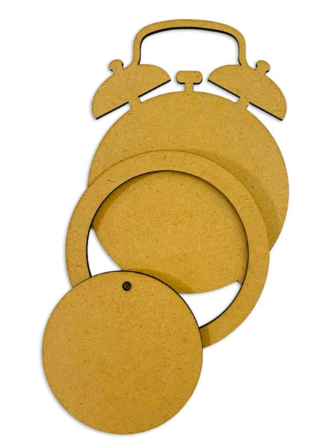 Stamperia Crafty Shapes: Clock alarm