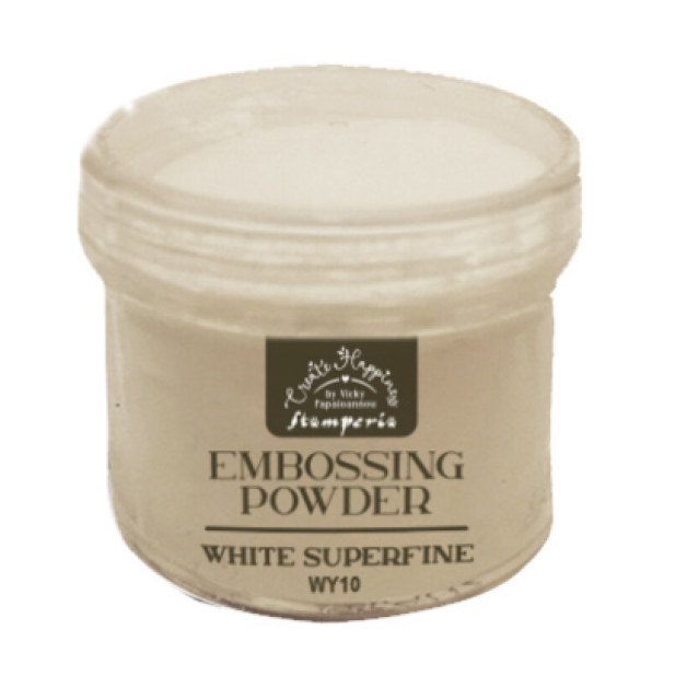 Stamperia Create Happiness Embossing Powder White Superfine