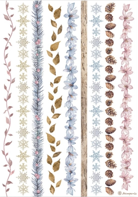 Stamperia Washi Pad 8 Sheets A5 Create Happiness Dewdrops