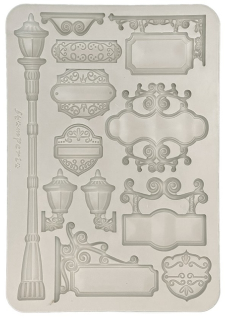 Stamperia A5 Silicon Mould Plates Art of Travelling