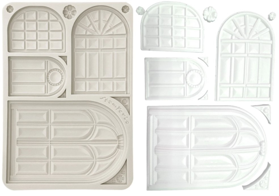 Stamperia A5 Silicon Mould Masquerade Windows