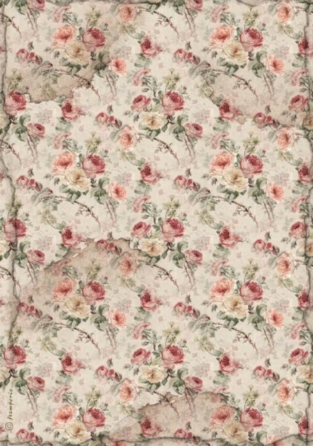Stamperia A4 Rice Paper Selection Reispapier Set House of Roses