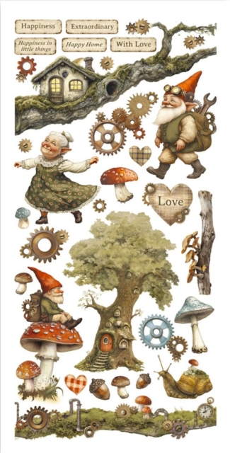 Stamperia 6 x 12 Inch Paper Cut-outs Double Face Hidden Grove