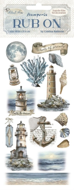 Stamperia Rub-On 10,16 x 21,6 cm Silent Sea Lighthouse