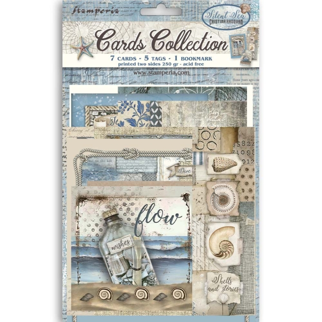 Stamperia Cards Collection Silent Sea