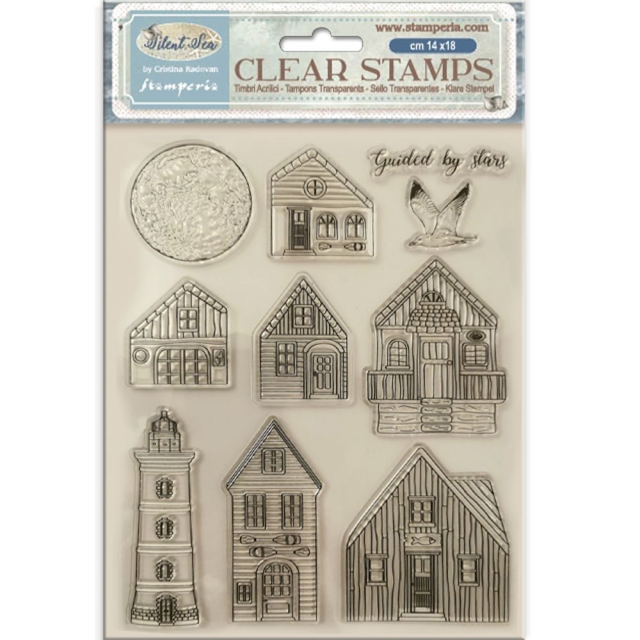 Stamperia Acrylic Stamp 14 x 18 cm Silent Sea