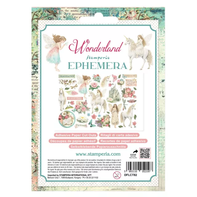 Stamperia Ephemera Wonderland