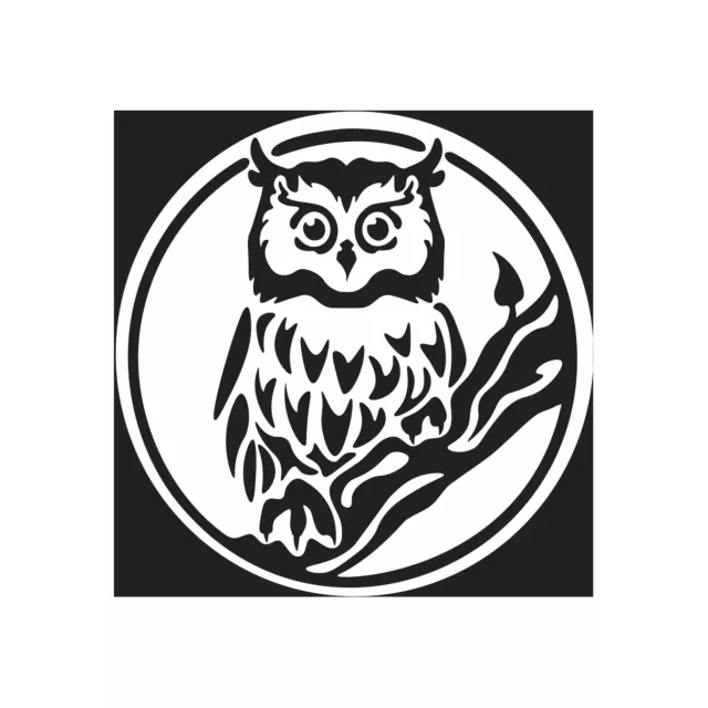 Stamperia Set 6 pcs seals diam 2,5 cm The Owl's House